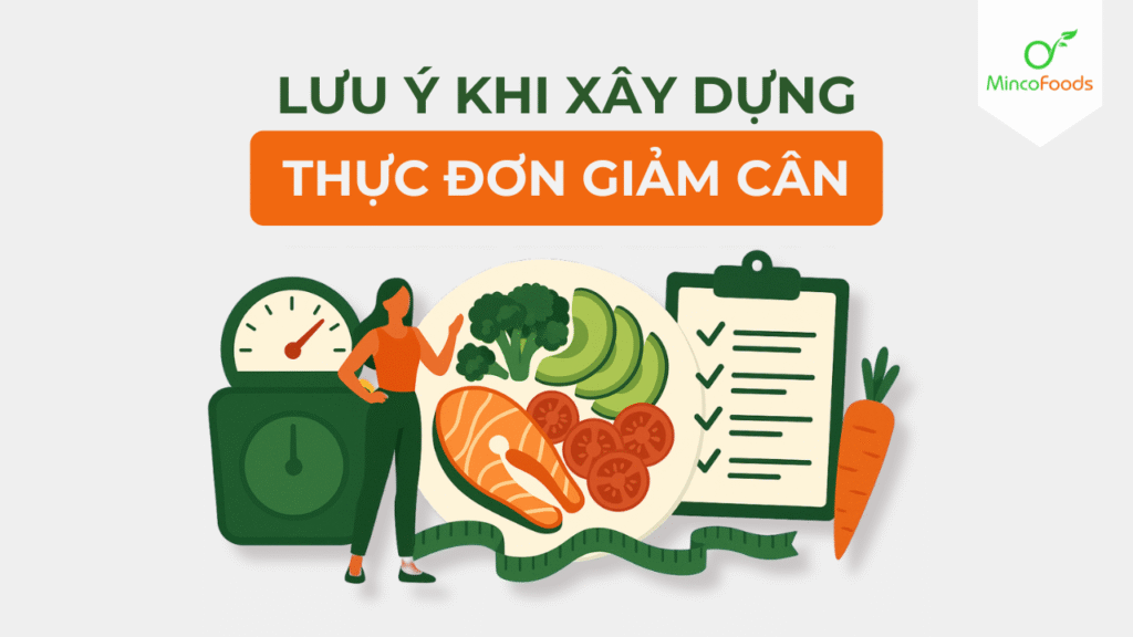 Xây dựng thực đơn giảm cân và những điều cần lưu ý